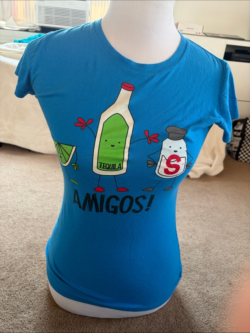 Blue Amigos Short Sleeve Tee Shirt